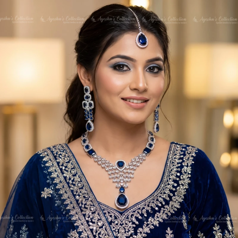 American Diamond Jewelry Set for Women